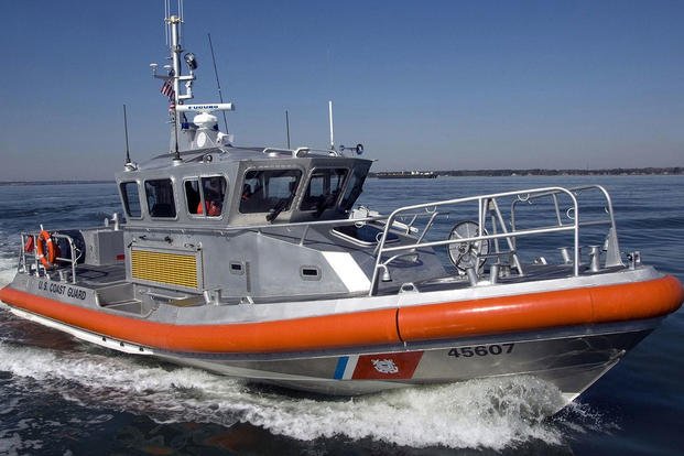 Coast Guard Training Center Yorktown unveils its new response boat at the Boat Forces Center Thursday, March 5. (Photo: Petty Officer 2nd Class Nathan Henise)