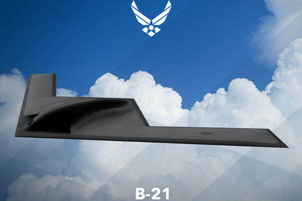 Artist's concept of the B-21 Bomber (U.S. Air Force image)