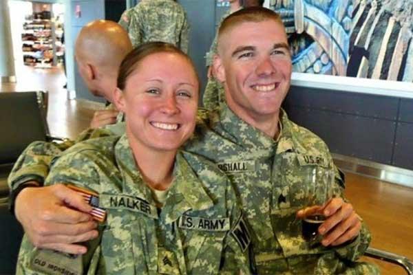 Ashely and John Marshall met while serving in the Army. John died last week, leaving behind his wife and two young children. (Fox News)
