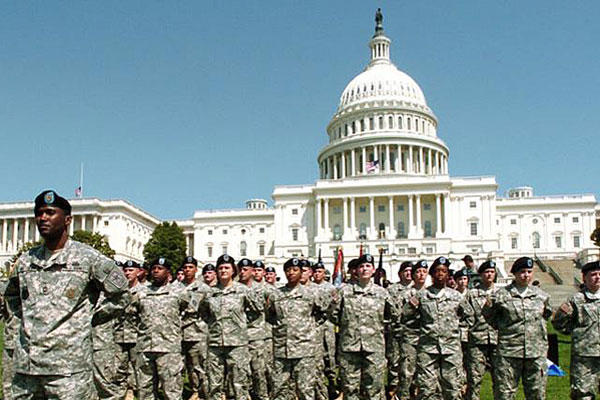 Congress and troops