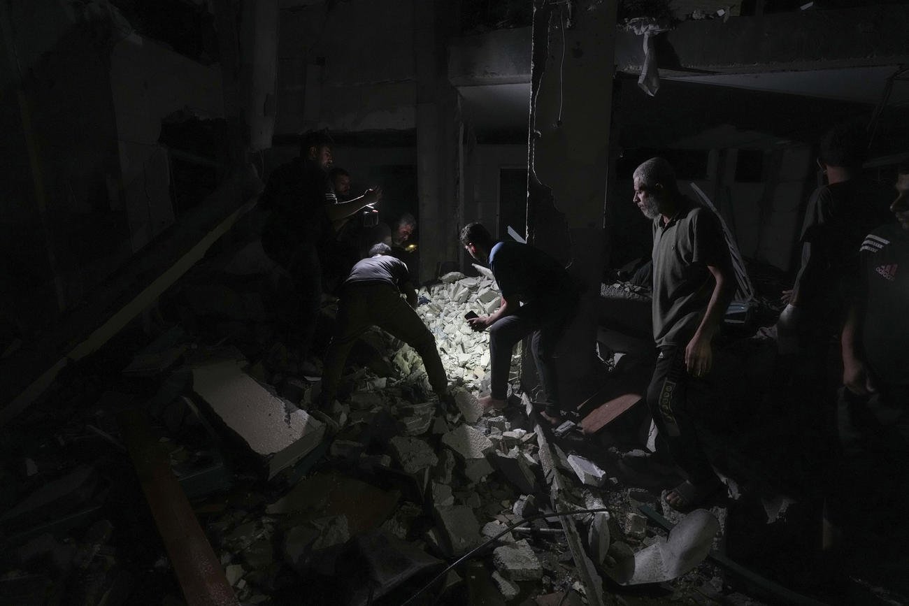 A Strike on a Mosque Kills 19 as Israel Bombards Northern Gaza and Southern Beirut