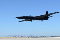 A U-2 Dragon Lady prepares to land Aug. 31, 2016, at Beale Air Force Base, California. (U.S. Air Force/Senior Airman Ramon A. Adelan)