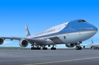An artist's rendering of the future Air Force One. Courtesy of Boeing