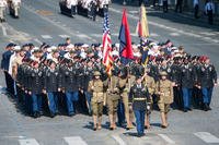 American soldiers, sailors, airmen and Marines lead the annual Bastille Day military parade down the Champs-Elysees in Paris, July 14, 2017. (DoD photo/Dominique Pineiro)