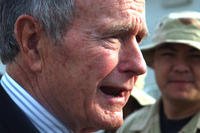 Former President George H.W. Bush died shortly after 10 p.m. Friday, about eight months after the death of his wife, Barbara Bush. (US Air Force photo/Jason Tudor)