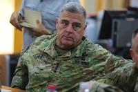 U.S. Army Chief of Staff Gen. Mark Milley discusses challenges and threats unique to Baghdad during a visit to the Baghdad Operations Center and 3rd Cavalry Regiment “Brave Rifles” troopers supporting Operation Inherent Resolve on Aug. 15, 2018. (U.S. Army photo by Spc. Arnada Jones)