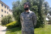 Airman 1st Class Harpreetinder Singh Bajwa. Photo via the ACLU