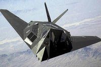 An F-117 Nighthawk flies over the Nevada desert in 2003. (U.S. Air Force photo/Aaron D. Allmon II)