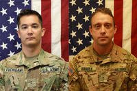 Chief Warrant Officer 2 David C. Knadle, 33, from Tarrant, Texas and Chief Warrant Officer 2 Kirk T. Fuchigami Jr., 25, from Keaau, Hawaii were killed Nov. 20 in Logar province, Afghanistan when their helicopter crashed (U.S. Army)