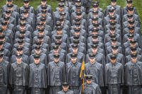 Cadets from the United States Military Academy march onto the field before the 2019 Army-Navy Game in Philadelphia, Pa., Dec. 14, 2019. (U.S. Army photo/Dana Clarke)