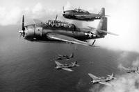 Avengers of VT-6 flying from the USS Intrepid in 1944.