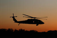 Wisconsin National Guard soldiers fly a UH-60 Black Hawk