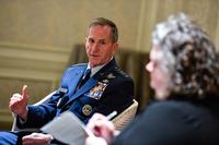 U.S. Air Force Chief of Staff Gen. David L. Goldfein speaks with Susanna Blume.