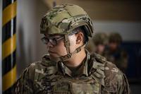 The Air Force is giving its security forces an improved ballistic helmet