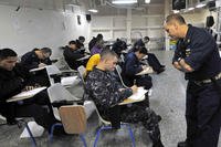 Navy sailors ASVAB test
