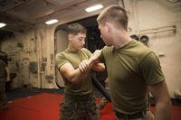 Marines practice Martial Arts Program techniques