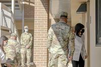 Congresswoman Jackie Speier at Fort Hood, Texas.