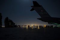 Afghanistan evacuation at Hamid Karzai International Airport