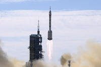 Long March-2F Y12 rocket carrying a crew of Chinese astronauts