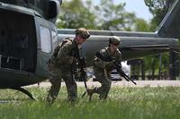 Members of the North Dakota Air National Guard