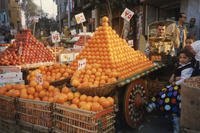 Fruit and vegetable market.