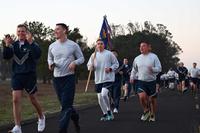 Space Force Guardians during the Delta Dash at Vandenberg Space Force Base.