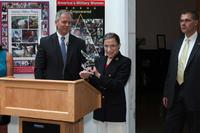 Associate Justice Ruth Bader Ginsburg addresses attendees.