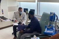 Veterans Affairs Press Secretary Terrence Hayes at D.C. VA Medical Center.