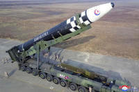 North Korea Hwasong-17 intercontinental ballistic missile