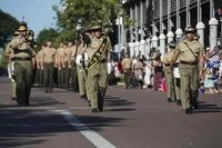 ANZAC Day in a parade in Darwin, Australia.