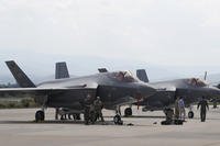 F-35 fighter jet of the Vermont Air National Guard.