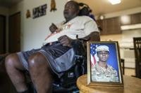 A portrait of American soldier Travis King