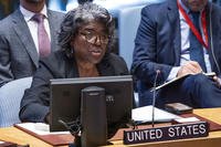 Linda Thomas-Greenfield, United States ambassador to the United Nations speaks