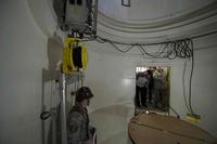 A missile silo maintenance training facility at Minot Air Force Base