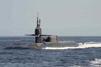 The Ohio-class guided-missile submarine USS Georgia