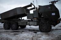 A Marine Corps HIMARS in Alta, Norway during Exercise Nordic Response
