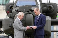 King Charles hands over role of Colonel-in-Chief of the Army Air Corps to Prince William