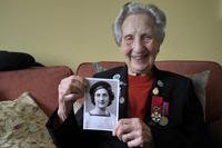 Marie Scott, who was a serving Wren and switchboard operator at the time of D-Day