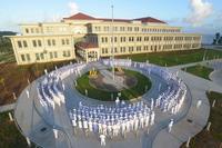 Sailors from U.S. Naval Hospital Guam prepare for dress whites inspection