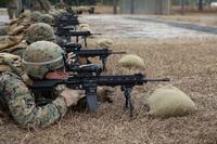 M27 Infantry Automatic Rifle at the firing range