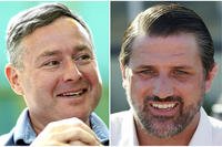 Democrat Eugene Vindman and Republican Derrick Anderson