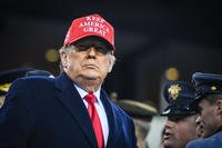 President Donald J. Trump, attends the 2019 Army Navy Game in Philadelphia