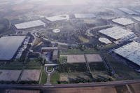 rendering of a manufacturing facility Anduril Industries is preparing to build