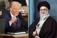 President Donald Trump and Supreme Leader Ayatollah Ali Khamenei