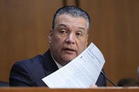 Sen. Alex Padilla, D-Calif., questions Kash Patel