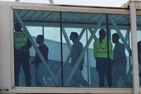 Venezuelan migrants deported from the United States arrive in Maiquetia, Venezuela.