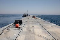 Trident Pier on the Gaza coast