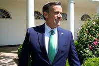 CIA Director John Ratcliffe attends a National Day of Prayer event with President Donald Trump