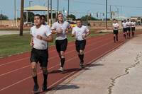 Battlefield Airmen Preparatory Course candidates participate in physical exercises at Joint Base San Antonio-Lackland, Texas.