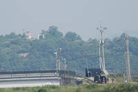 A North Korean military guard post